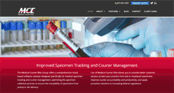 Desktop Screenshot of medicalcourier.com